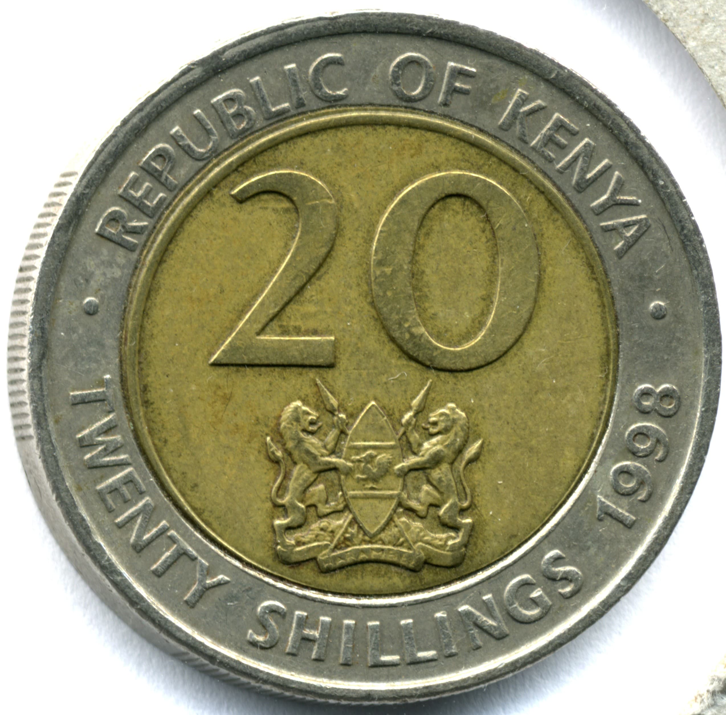 A Kenyan twenty-shilling banknote used as the issue cover for Executive Express Issue 022