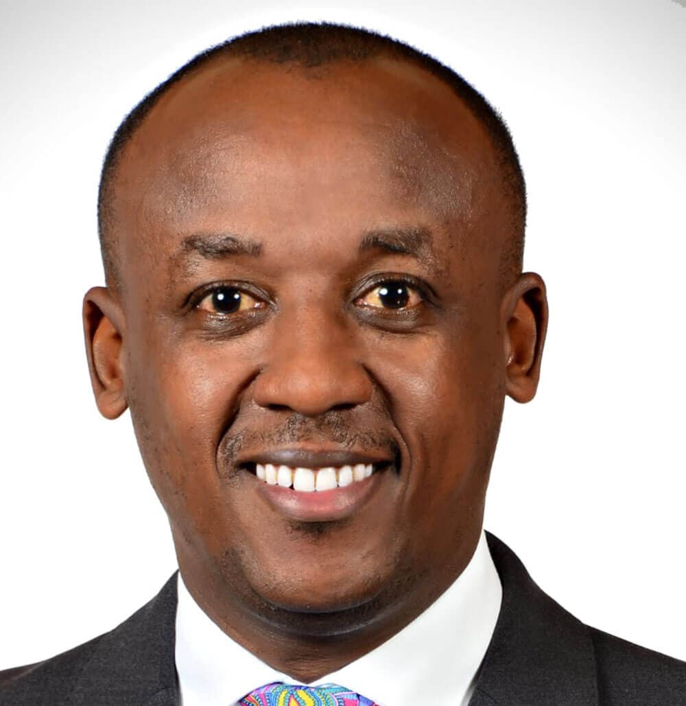 Mutula Kilonzo Jr in a formal portrait used as the issue cover for Executive Express Issue 041