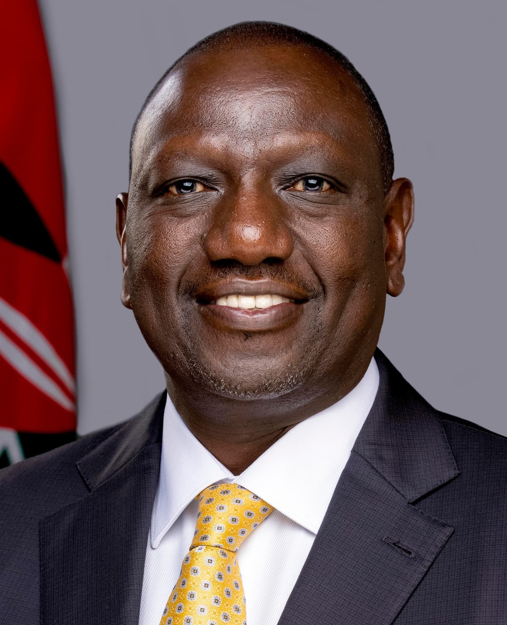 President William Ruto in a formal portrait used as the issue cover for Executive Express Issue 048